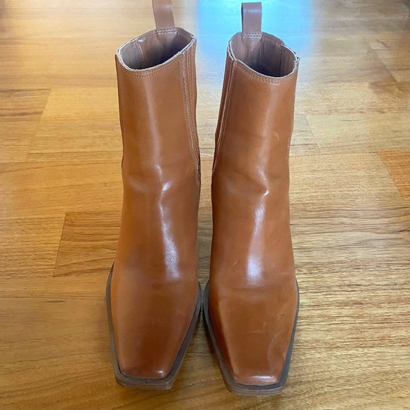 Vince Camuto Tan Ankle Boots - Picture 2 of 9